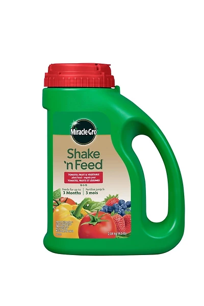 Miracle-Gro Shake N Feed Tomato, Fruits & Vegetables Plant Food 10-5-15  2.04 Kg