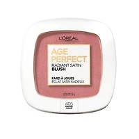 L'Oréal Paris Age Perfect Fard À Joues Satin Minéraux Radieux, Huile Camellia, Non Séchant, Mauvre, 9  GR