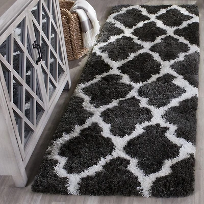 Safavieh Barcelona Anabelle Tapis Peluche Shag Géométrique
