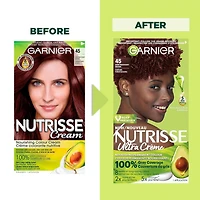 Garnier Nutrisse Ultra Crème, Permanent Hair Dye, Long-Lasting,1 unit