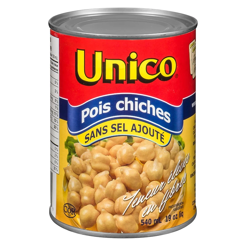 Unico No Salt Added Chick Peas, Unico No Salt Added Chick Peas 540 mL