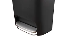 The Step N' Sort Grande poubelle en plastique de 50 L avec pédale en acier