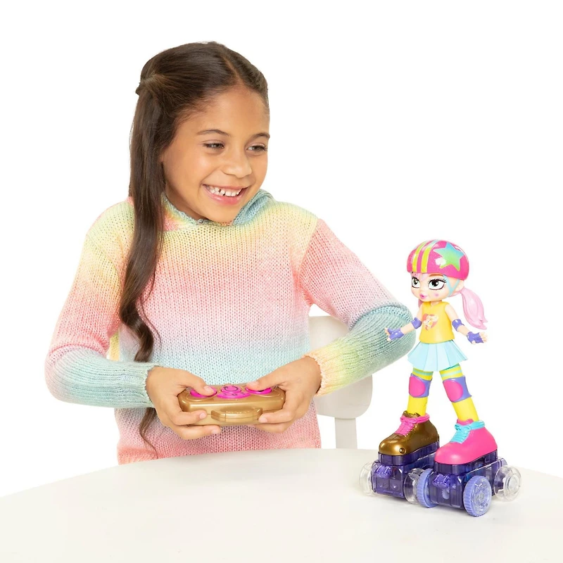 Rock 'n Rollerskate Rainbow Riley RC Doll