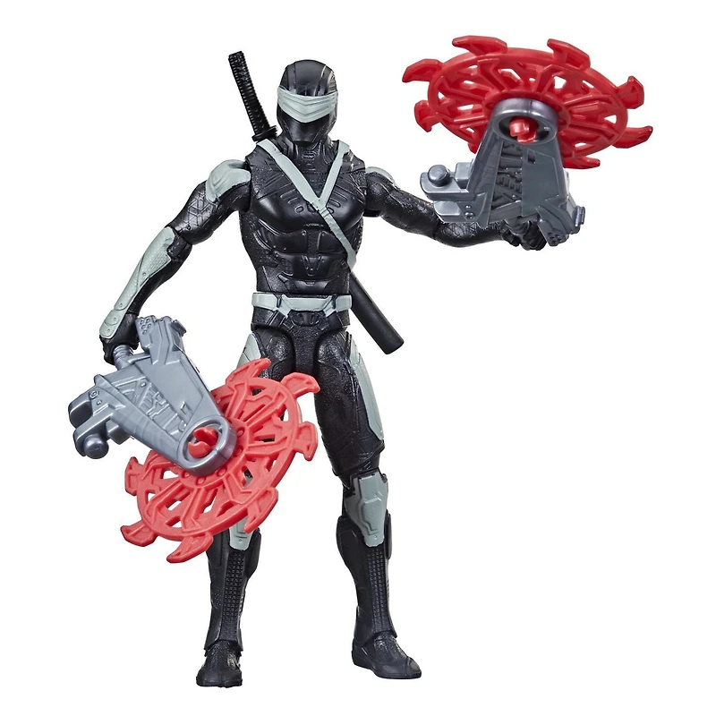 Snake Eyes: G.I. Joe Origins Snake Eyes with Stealth Cycle Figure and Vehicle with Ninja Spin Attack Feature, Toys for Kids Ages 4 and Up