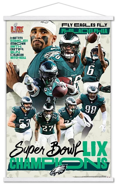 NFL Philadelphia Eagles - Champions du Super Bowl LIX