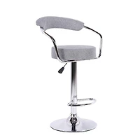 PLATA IMPORT - TABOURET QUINTIN GRISE