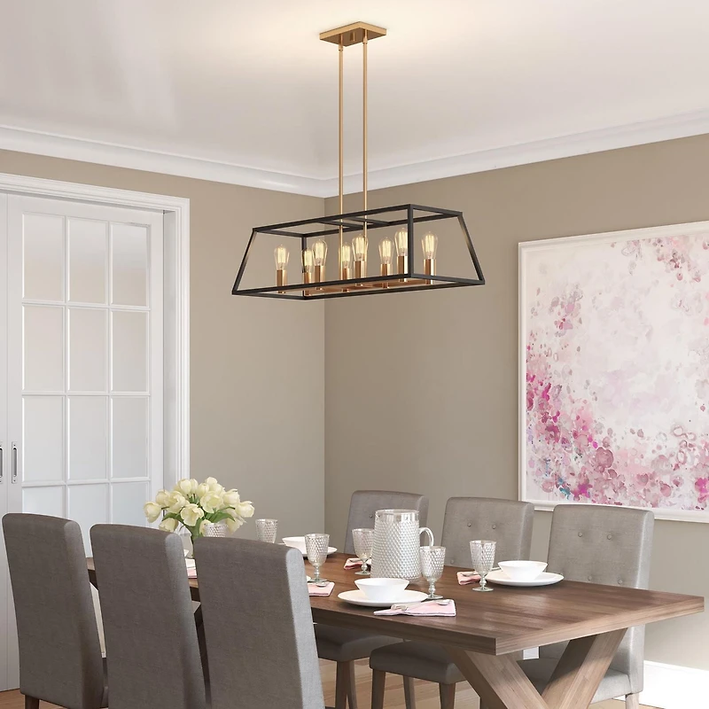 Artika Carter Long 8-Light Chandelier
