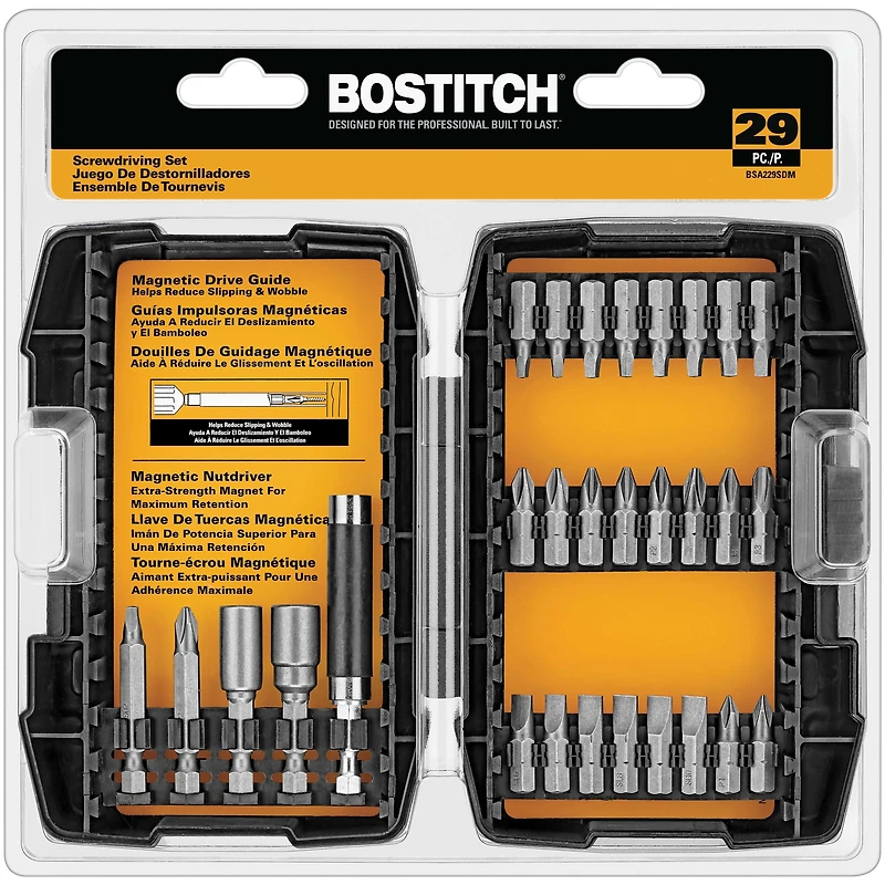 Coffret de vissage BOSTITCH 29 pièces (BSA229SDM)