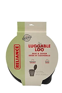 Luggable Loo Seat Cover, Converts any standard 5 gallon bucket into a portable toilet.