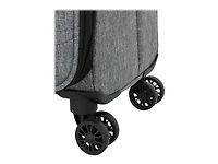 Swiss Mobility -YYZ Collection - SOFTSIDE LUGGAGE WITH DOUBLE 360-DEGREE SPINNER WHEELS - CHARCOAL