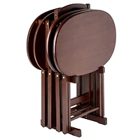 Nathan 5-PC Snack Table Set Cappuccino