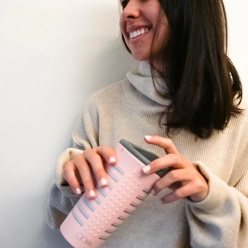 GoSili To-Go Cup Prints, 16oz. 1pk. Pink Print