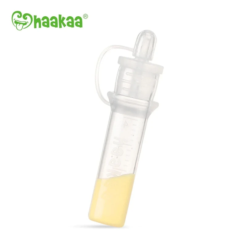 haakaa Silicone Colostrum Collector of 6 X 4ml pack + Storage Case