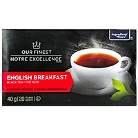 Thé noir English Breakfast Notre Excellence 40 g x 20 sachets