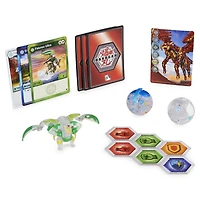 Starter Pack Bakugan, Coffret de 3, Diamond Falcron Ultra, Figurines articulées Geogan Rising à collectionner