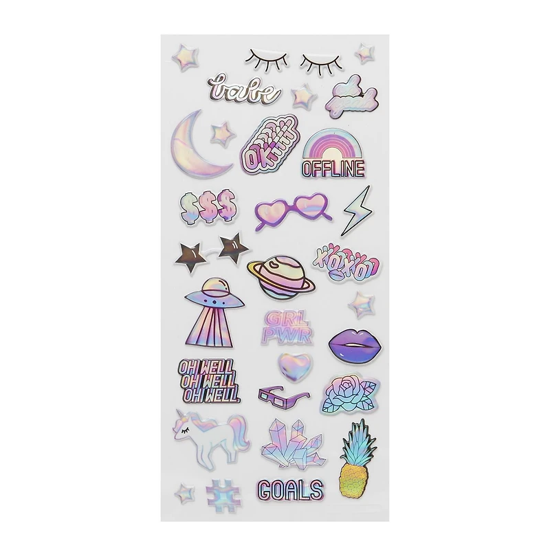 Autocollants gonflés Unicorn de LaurDIY
