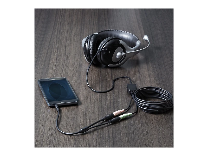Séparateur de casque/microphone de 3,5 mm