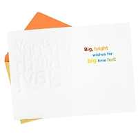 Carte de fête  Hallmark « Bright wishes »