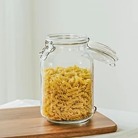 Conteneurs de stockage alimentaire Mainstays pour cuisine, pot en verre transparent de 67 onces avec couvercle verrouillable Joint hermétique Volume 8.5cups/2L