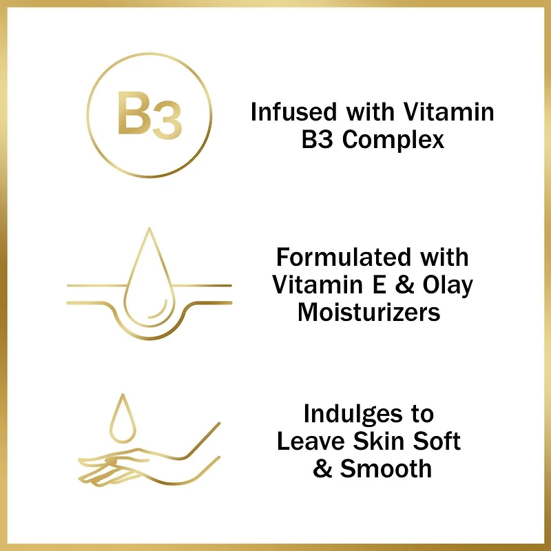 Pain de beauté Défi au temps Moisture Outlast Olay avec complexe de vitamine B3 8x90g