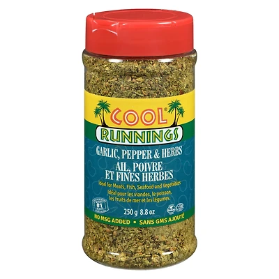 Cool Runnings Garlic, Pepper & Herbs Seasoning 250g, 250 grams