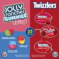 35 unités variées Jolly Rancher et Twizzlers 375 g, 32 paquets