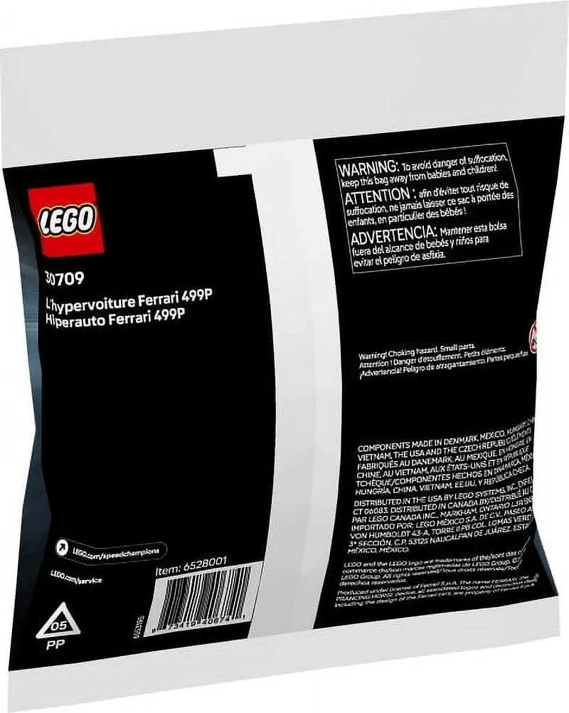 LEGO Speed Champions L’hypervoiture Ferrari 499P 30709 Ensemble de construction (62 pièces) LEGO L’hypervoiture Fer 30709