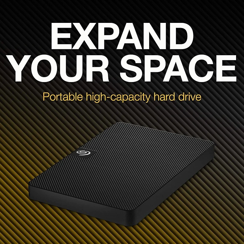 Disque dur externe portable Seagate Expansion 1 To - USB 3.0, pour Mac et PC avec services et logiciels de récupération (STKN1000400)