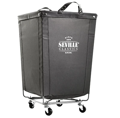 Panier à linge robuste Seville Classics avec roues, 18" x 18" x 27"