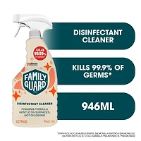 Family Guard nettoyant désinfectant, Tue 99,99 % des germes, Parfum d'agrumes