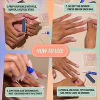Chillhouse - Ongles à coller - Ovales - I'm Worth It - 30 ongles