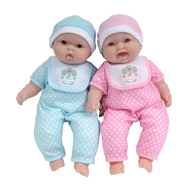 Baby Boutique Lots to Cuddle 13" Soft Body Twin Dolls