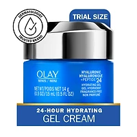 Olay Regenerist Hyaluronic + Peptideel Face Moisturizer, Fragrance-Free, Trial Size, ., 15 mL