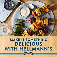 Hellmann’s Real Mayonnaise, Gluten‑Free and Kosher, Made with Canadian Free‑Run Eggs and Canola Oil, 445 ml Jar