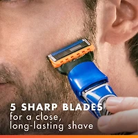 Gillette Fusion5 Styler Facial Hair Trimmer for Men, All-in-One Shave, Trim, and Edgeillette Trimmer for Men’s Grooming, 1CT