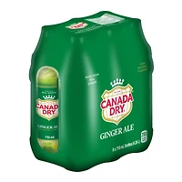 Soda gingembre Canada DryMD - Emballage de 6 bouteilles de 710 mL