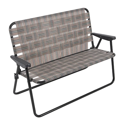 Banc à sangles tressées