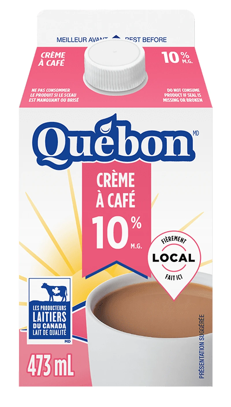 Québon 10% Coffee Cream 473ml