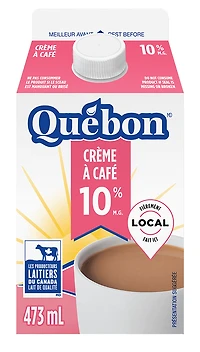 Québon 10% Coffee Cream 473ml