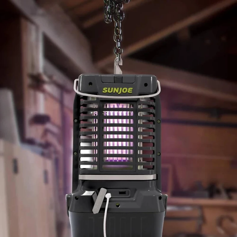 Sun Joe 24V-BZ100-LTE Zapper à Insectes Sans Fil IONMAX 24-Volt pour Intérieur/Extérieur | Couverture de 1 Acre | avec Batterie 2,0 Ah + Chargeur*