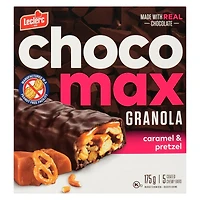 Chocomax Caramel & Pretzel Granola Bar, 175g/5 coated bars