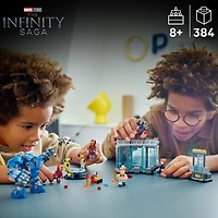 LEGO Marvel Iron Man’s Laboratory: Hall of Armor Building Toy - Marvel Superhero Toy for Kids, Boys and Girls, Ages 8+ - with Minifigures and a Mech - Gift Idea for Birthdays - 76315