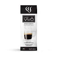 Caffè VIVO Espresso Robusto (Ground Coffee), 250g Premium Ground Italian Coffee