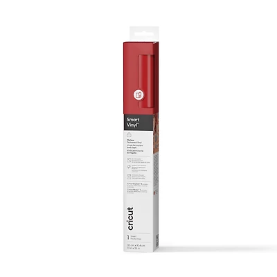 Cricut® Smart Vinyl™ Matless Permanent Vinyl (3 ft), Red
