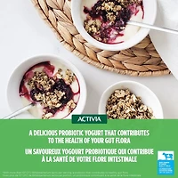 Activia Yogourt Probiotique à boire, saveur fraise, 8 bouteilles 8x93 mL