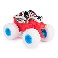 Monster Jam Smash & Bash Monster Mutt Dalmatian, Monster truck réparable en métal moulé à l'échelle 1:64, jouets pour garçons et filles à partir de 3 ans
