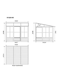 Florence Add-A-Room with Metal Roof 10 Ft. x 12 Ft. in Sand