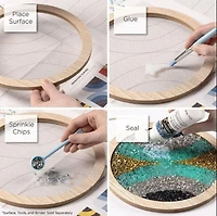 Fragment Effects Glass Chip Binder and Sealer, 4 fl oz, Binder And Sealer