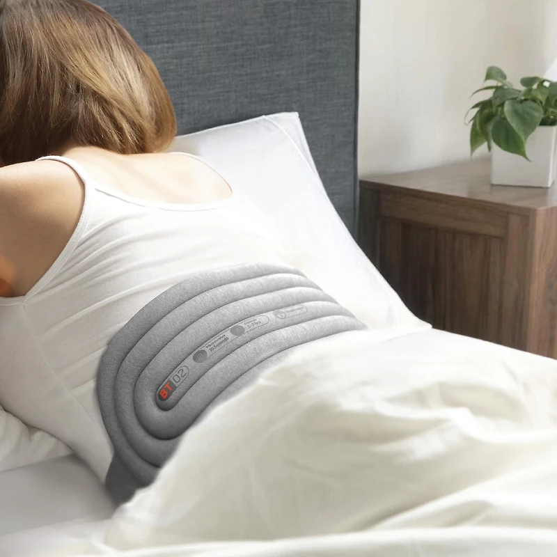 Sharper Image Hot + Cold Back Wrap, Dual Intensity Soft Fabric, 1.4 m Length