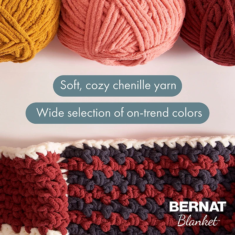 Bernat® Blanket™ #6 Super Bulky Polyester Yarn 10.5oz/300g